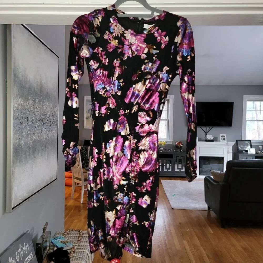 Parker Women's Briza Ruched Front Mess Mini Dress Size 2 - Picture 4 of 12